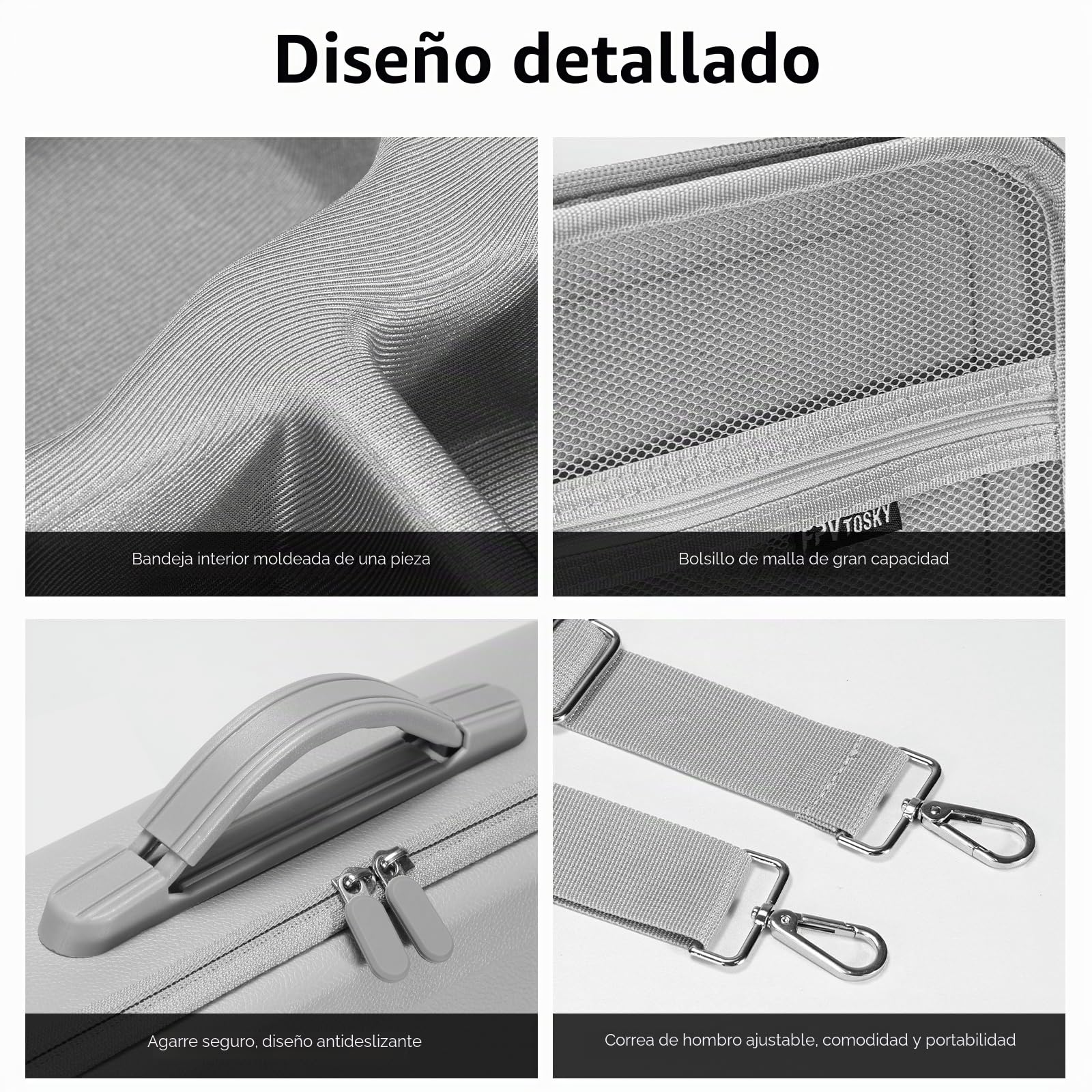 FPVtosky Bolsa para dji Mini 5 Pro, Bolsa de Viaje rígida portátil para Mini5 Pro Fly More Combo, Bolsa de Almacenamiento de Piel sintética para Controlador RC 2, Accesorios para Drones（Solo Funda）