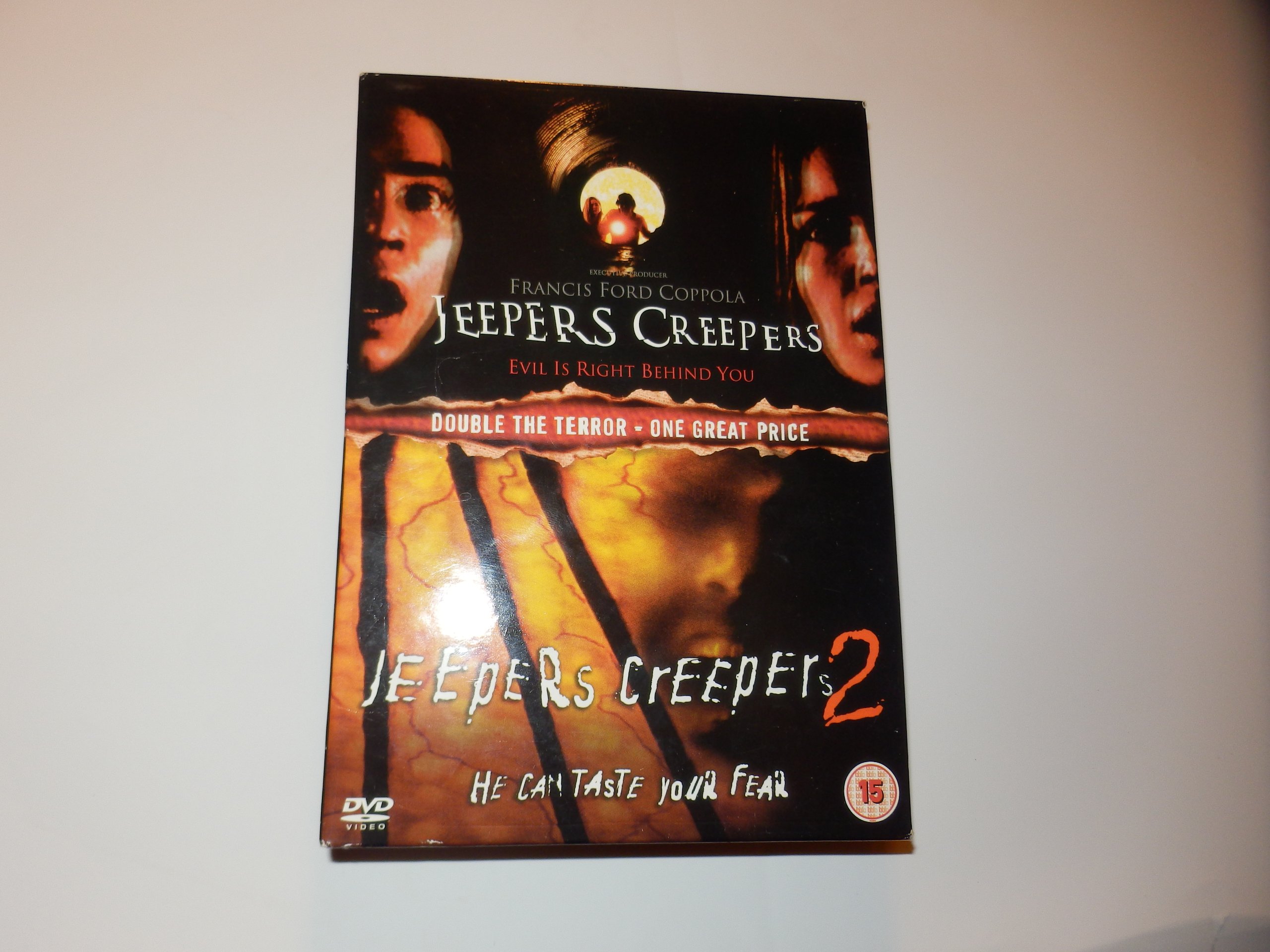 Jeepers Creepers 1 y 2 coleccion DVD cine de terror monstruos y suspense