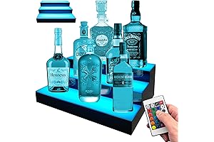 LED Lighted Liquor Bottle Display Shelf for Bars