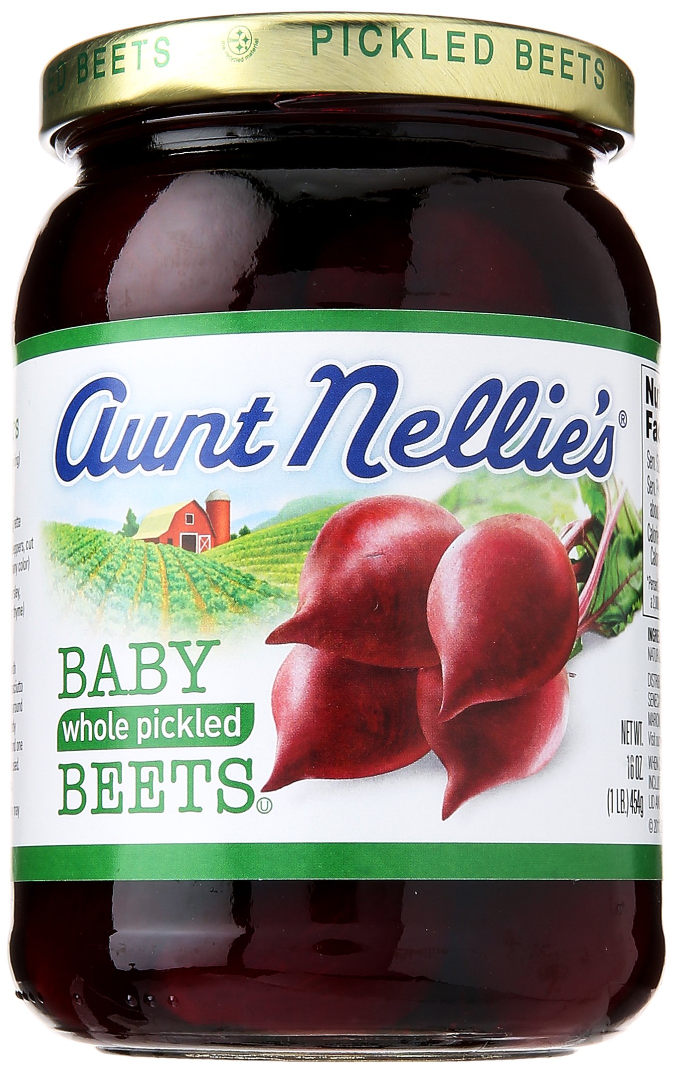 Aunt Nellies Whole Pickled Beets, 16 oz