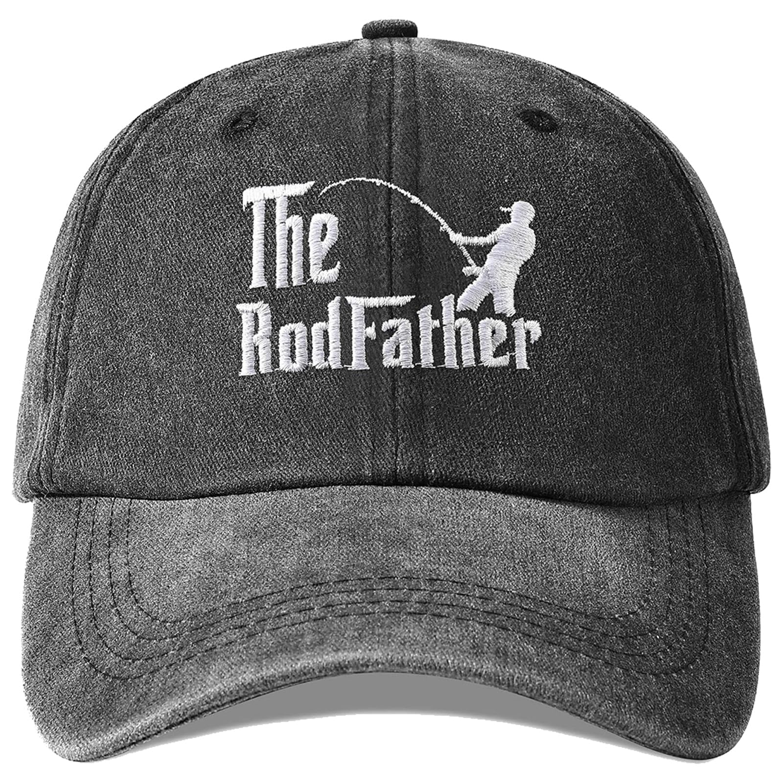 Fishing Accessories Fishing Hat Fishing Gifts for Men, Bass Pro Hat with Adjustable Fit for Outdoor Recreation, Fisherman Costume Fly Fishing Accessories, Head Circumference 56-60cm Grey