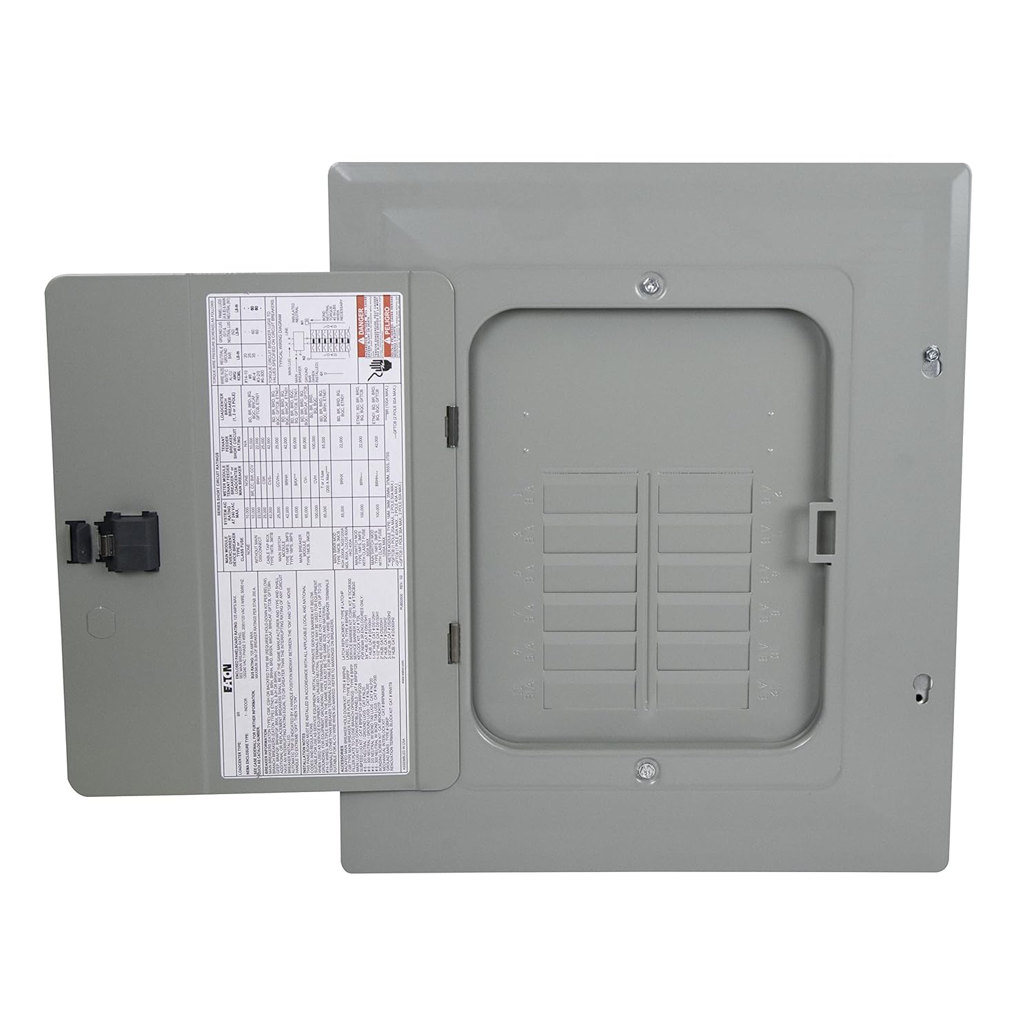 Eaton Brp124l125g/br122 Cutlerhammer Main Lug Load Centers, 125 Amp