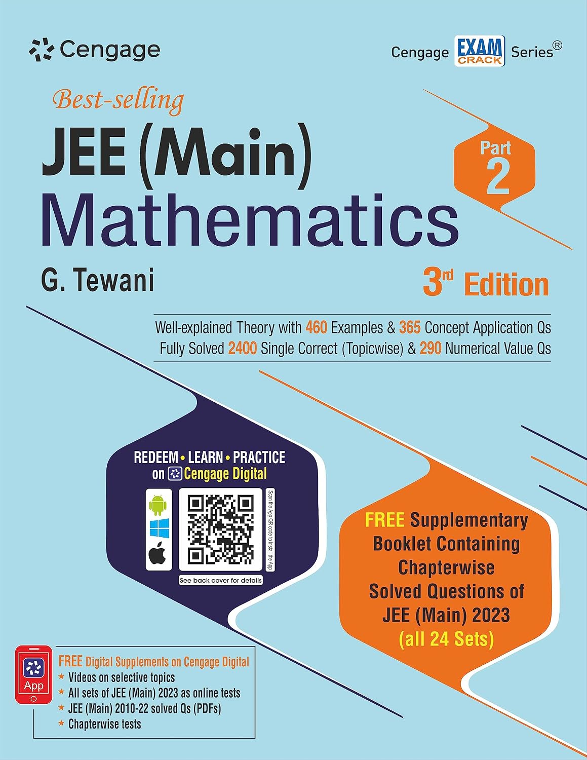JEE (Main) Mathematics: Part 2 with Free Online Assessments and Digital ...