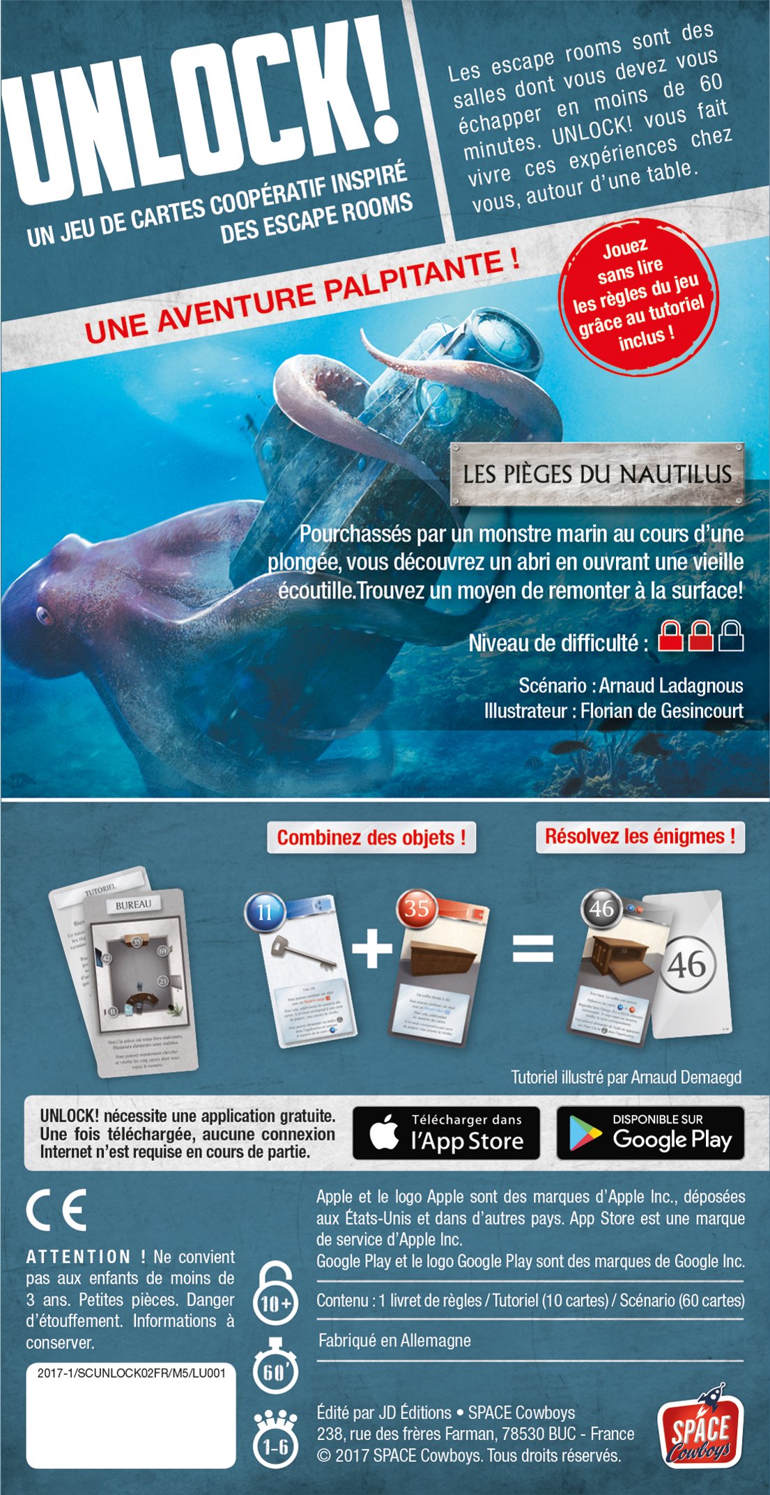 Asmodee – Gioco cooperativo – Unlock
