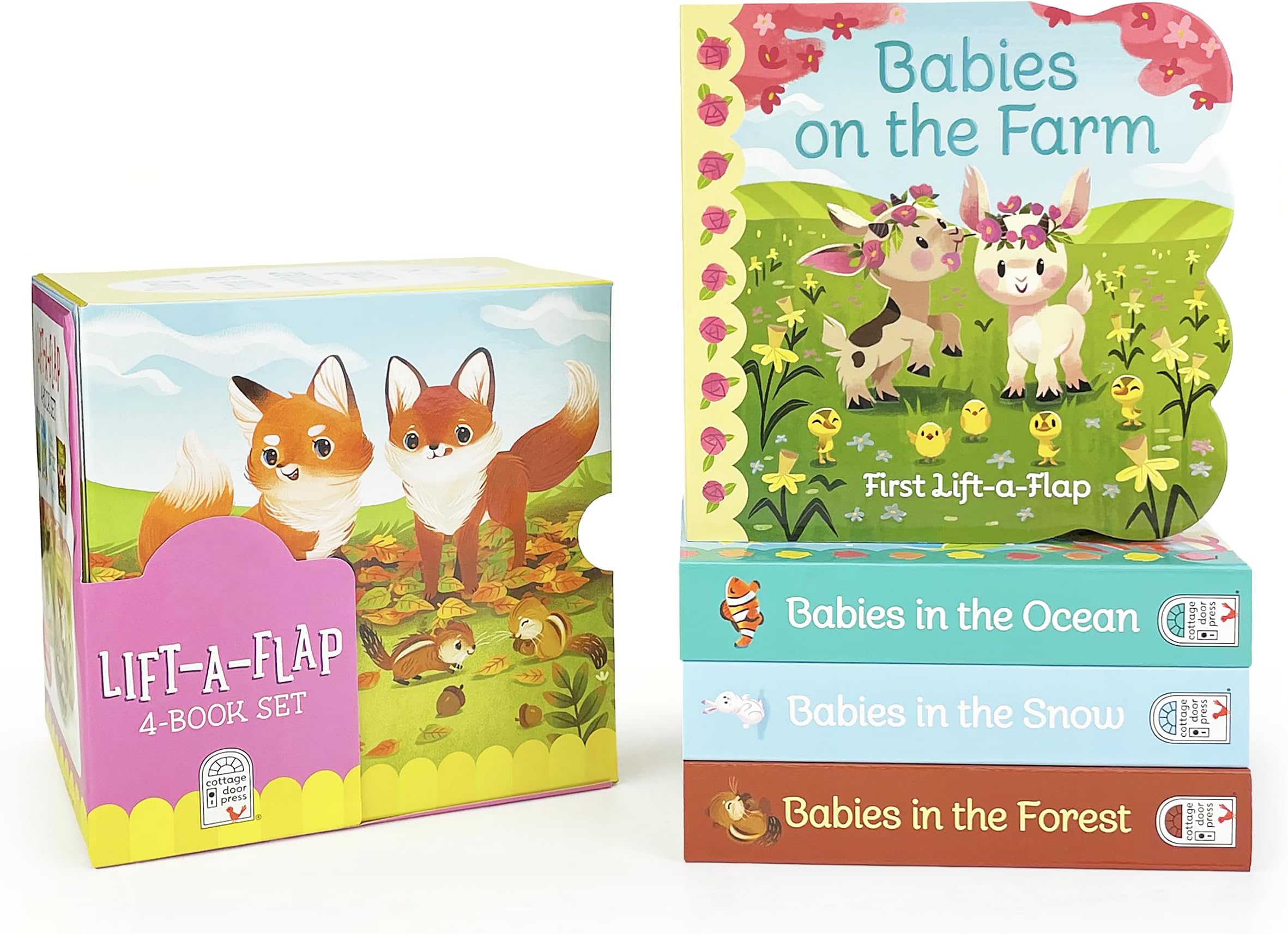 Animal Babies Boxed Set 4-Pack