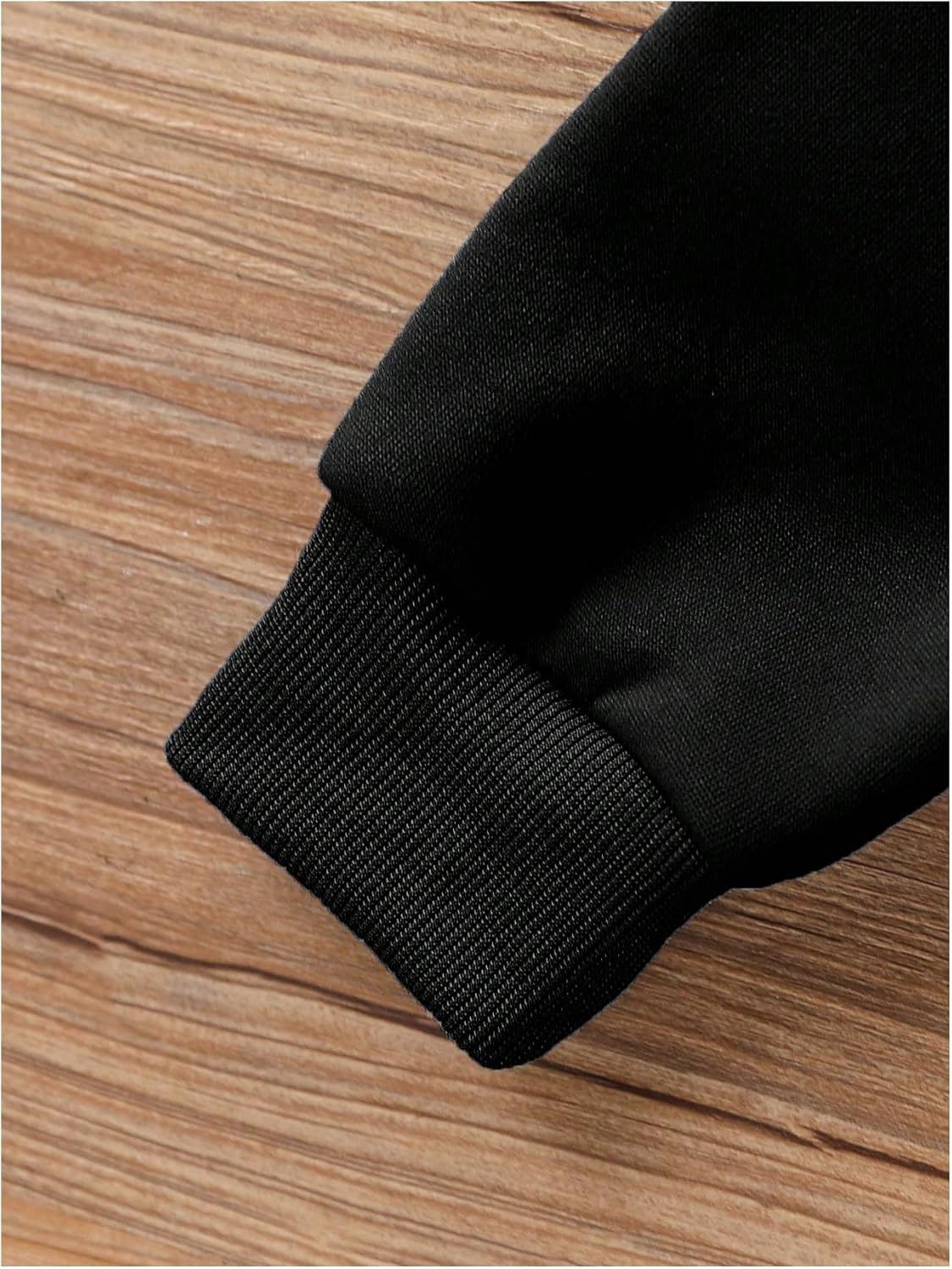 Verdusa Girl's Floral Letter Graphic Hoodie Sweatshirt Cute Pullover Tops with Pockets - Image 5