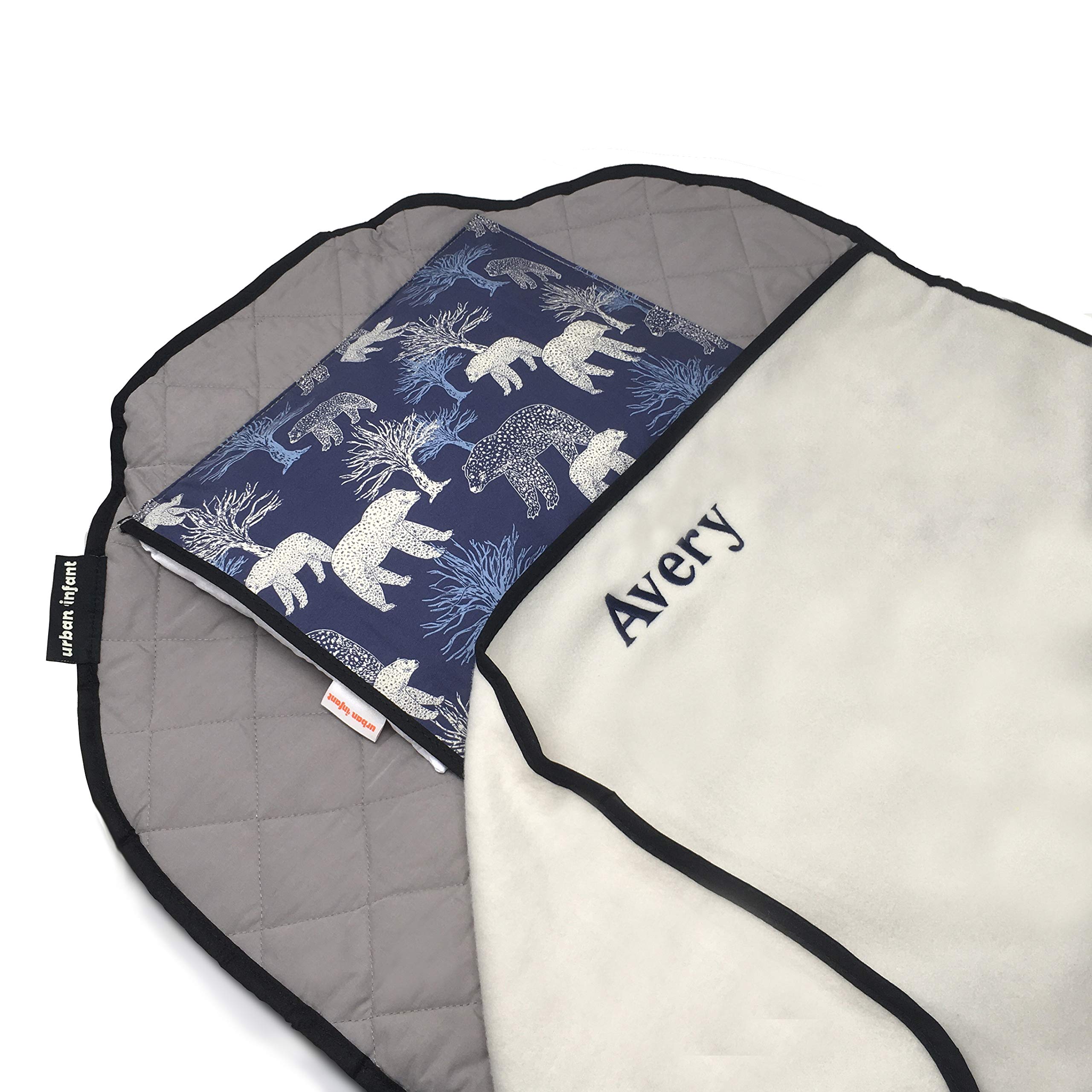 Personalized Tot Cot Kids Nap Mat - Toddler Preschool Daycare Bedding Cover with Blanket and Pillow - Ages 2 Yrs to 5 Yrs