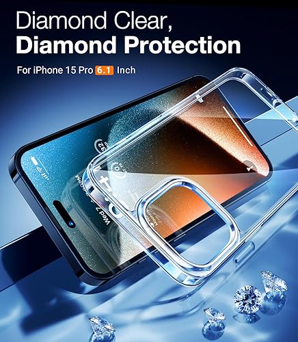 Miniatura 9 de TORRAS - Carcasa para iPhone 12, compatible con iPhone 12 Pro, prueba de caída de grado militar translúcido mate duro PC posterior con borde de