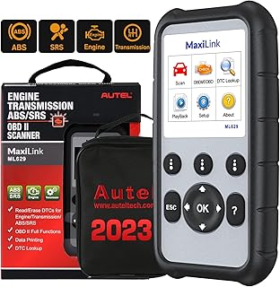 Autel MaxiLink ML629 Automotive OBD2 Scanner, 2023 Newest Upgraded of AL619, ML619, Car Code Reader Check Engine ABS SRS Transmission Diagnostic Scan Tool with Auto VIN, Ready Test, DTC Lookup