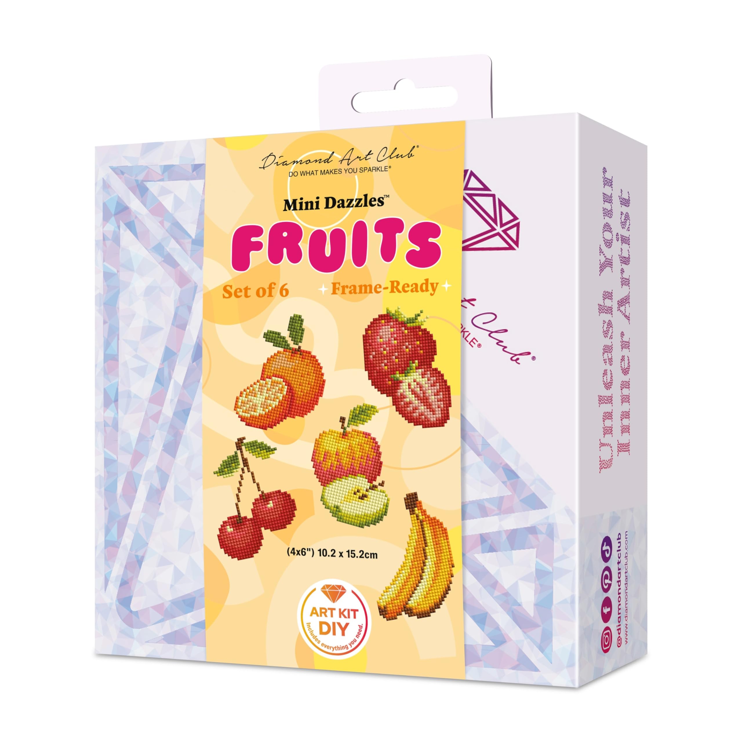Amazon.com: DIAMOND ART CLUB Mini Dazzles - Fruits Diamond Art