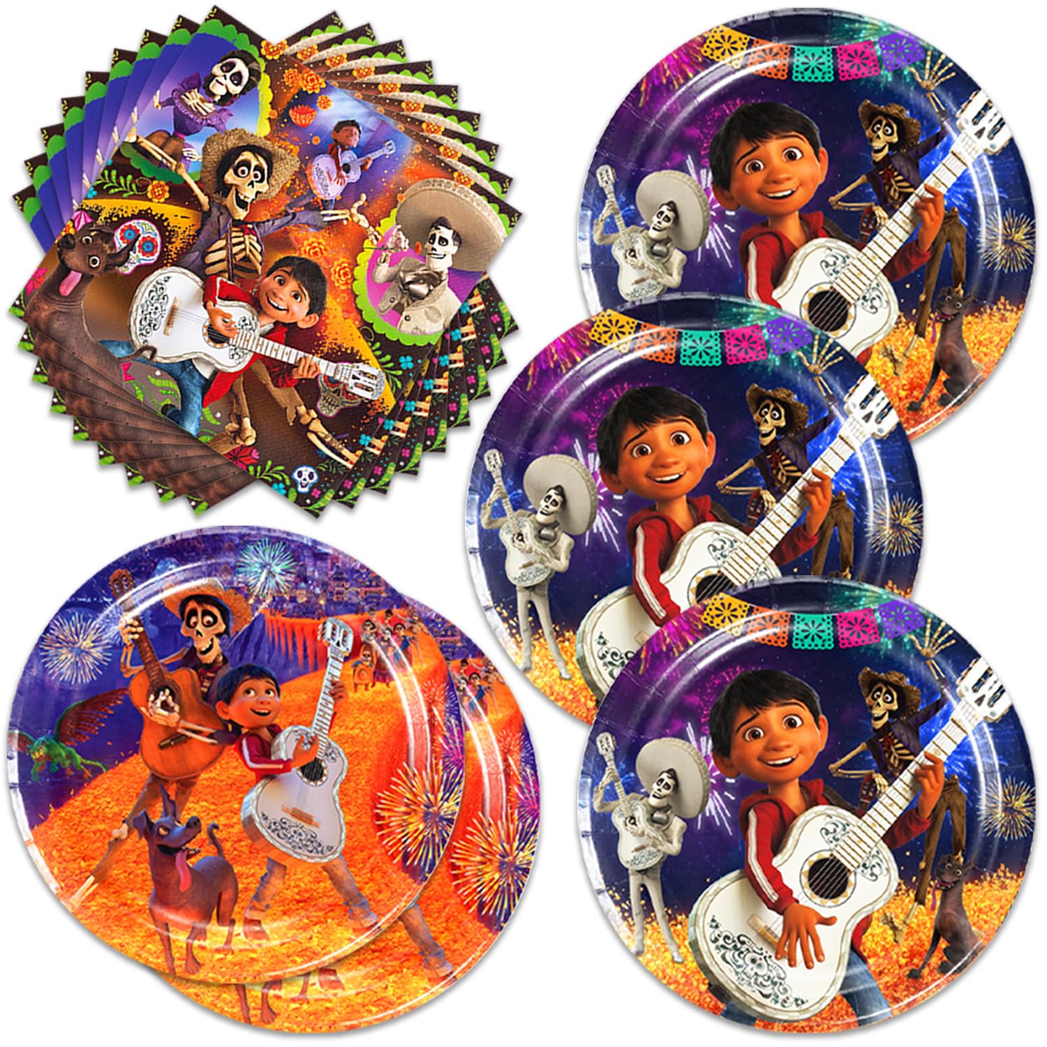 Amazon.com: We1Fit 40pcs Dsney CoCo Birthday Party Supplies,CoCo