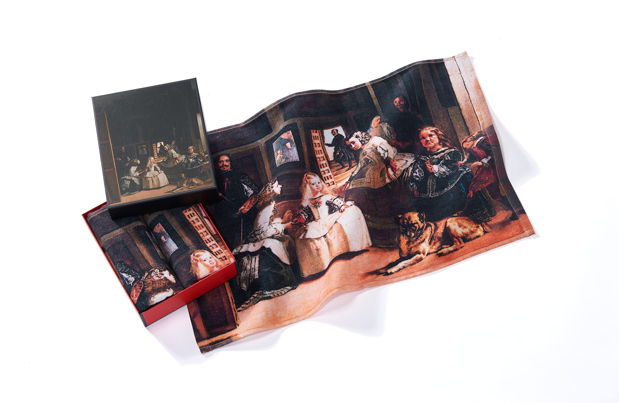 Serviettes d'invité Velázquez en coton doux : lot de 2 Musearta 40x60