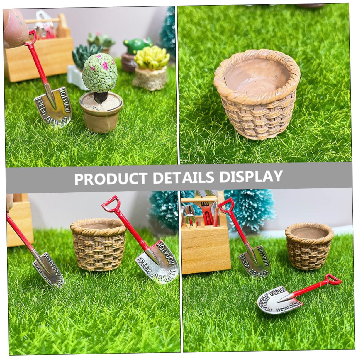 Amazon.co.jp: HONMEET 1 セット ミニチュア園芸こて 掘削スコップ