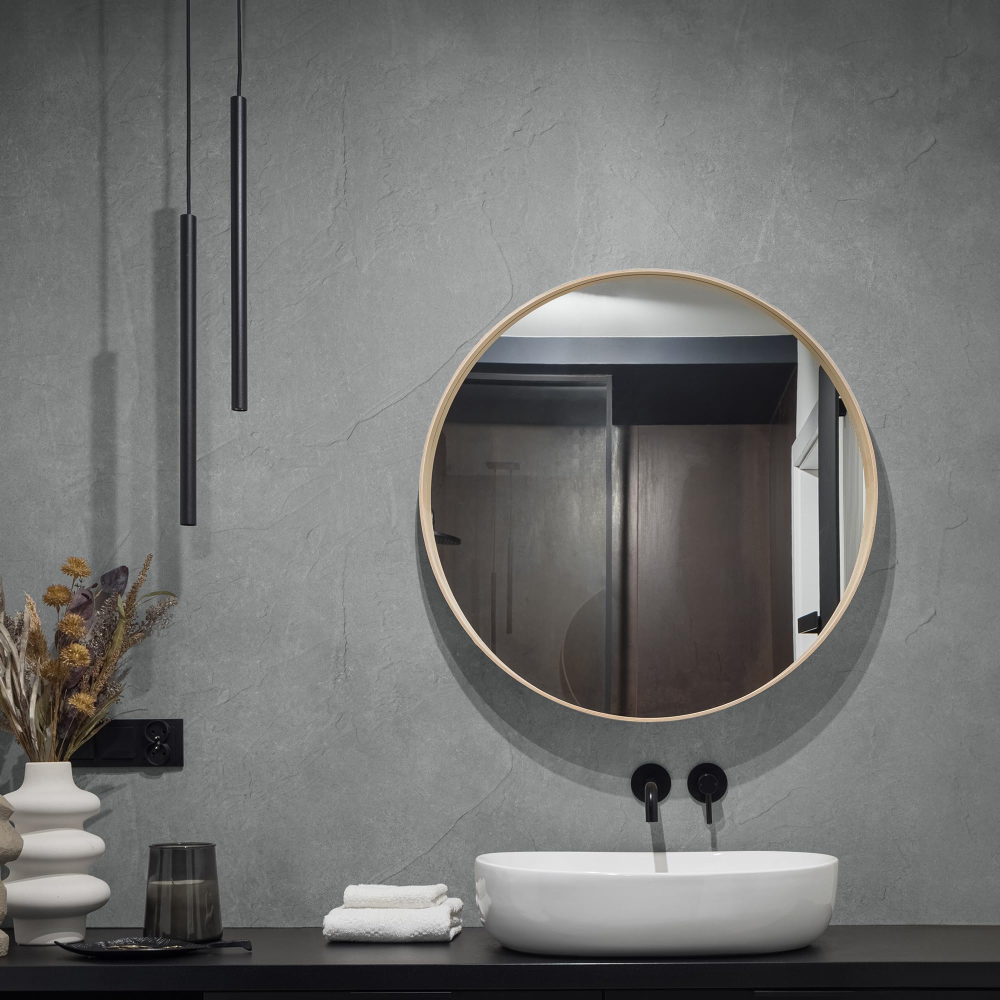 EPODEX CONCRETE EFFECT Estuco efecto cemento - Iron Grey | Revoco estructurado para paredes, azulejos & más - Interior & Exterior - 5 kg (5 m² - capa de 1 mm)