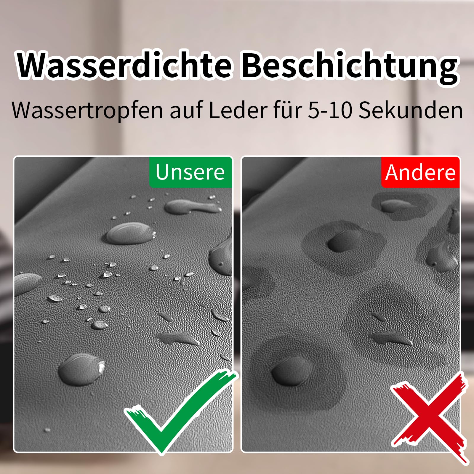 240g Lederpflege Auto,Leder Reparatur Set Dunkelgrau,Flüssigleder,Lederfarbe,Kunstleder Reparaturset zum Reparieren von Sofas,Vinylmöbeln,Autositz,Lederschuhen,Sattel bei Verblassen und Kratzern