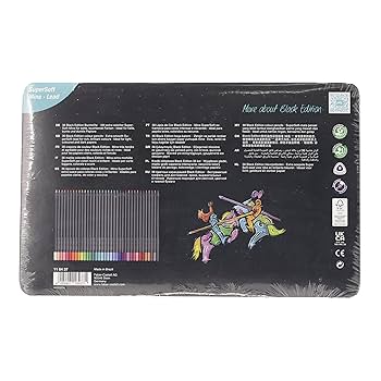 Faber-Castell 色鉛筆 ブラックエディション 36本入り缶 Amazon | Faber-Castell カラーペンシル ブラックエディション