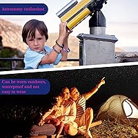 Vista 8 de Gejoy 36 pulseras de silicona para fiestas del espacio exterior, pulseras de goma de galaxia, temática espacial, sistema solar, galaxia, universo