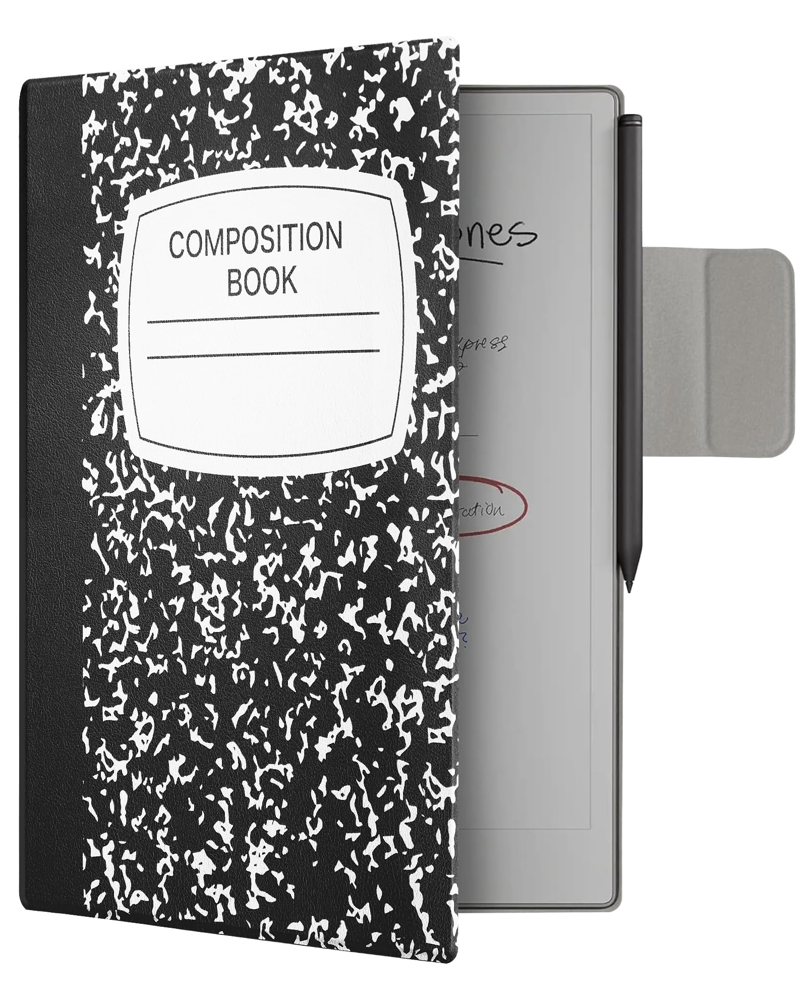 WALNEW Case for Remarkable Paper Pro,Magnetic Slim Book Folio Cover with Pen Clasp, Auto Sleep/Wake Protective Cover for Remarkable Paper Pro 11.8" (2024 Released)