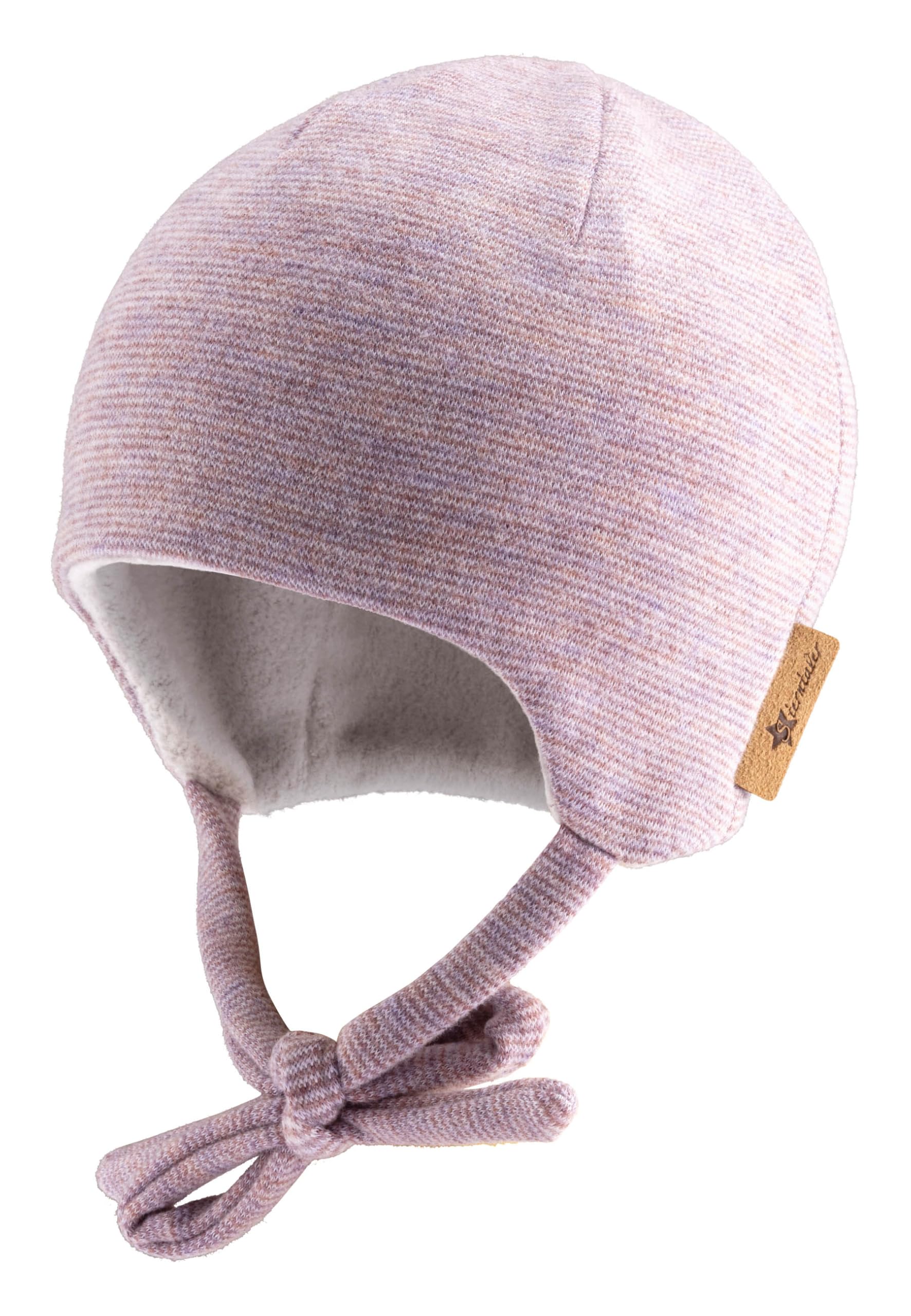 Sterntaler Pastel Purple Beanie Stripes