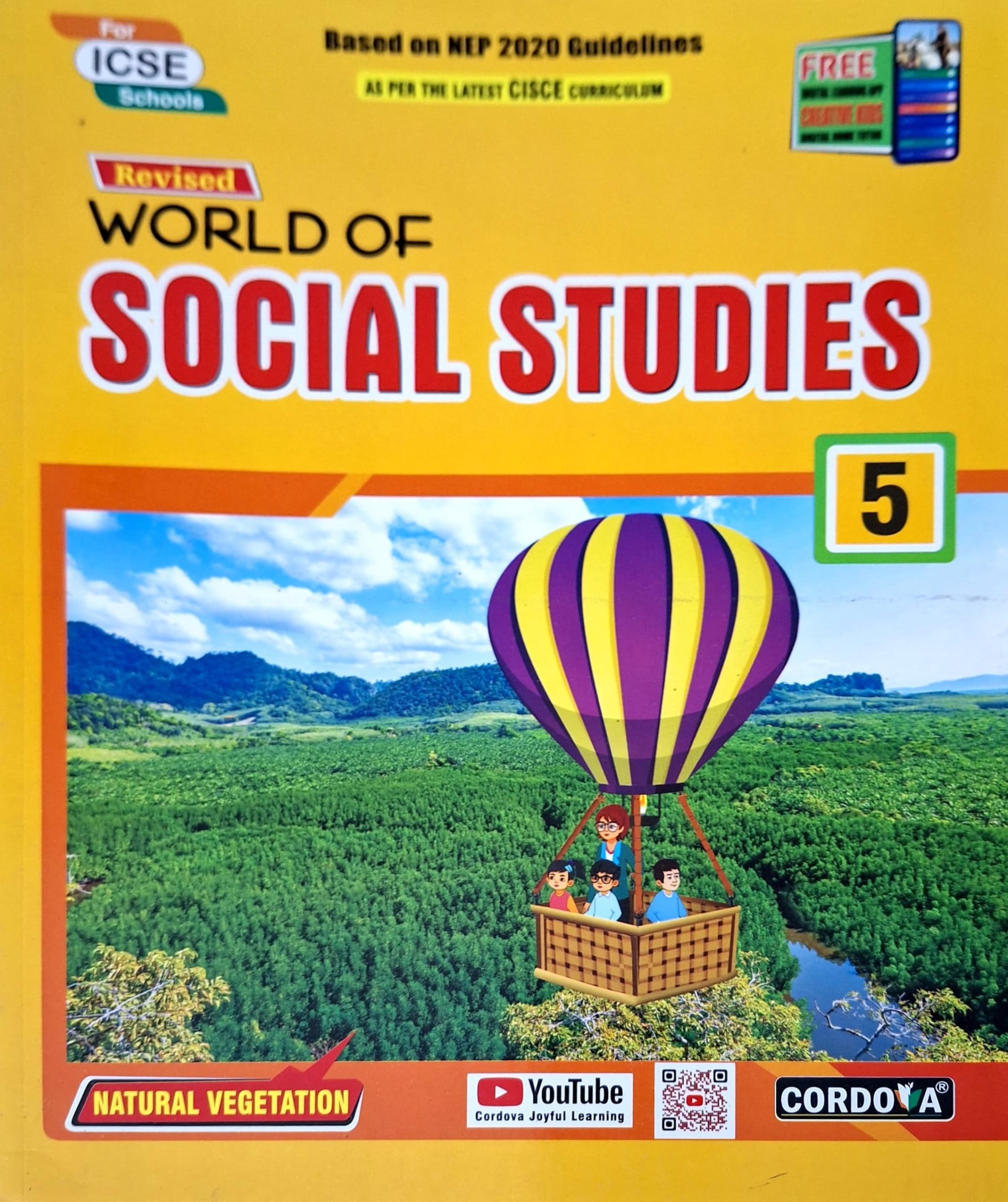 Cordova Revised World of Social Studies Class 5 ( 2023 Edition )