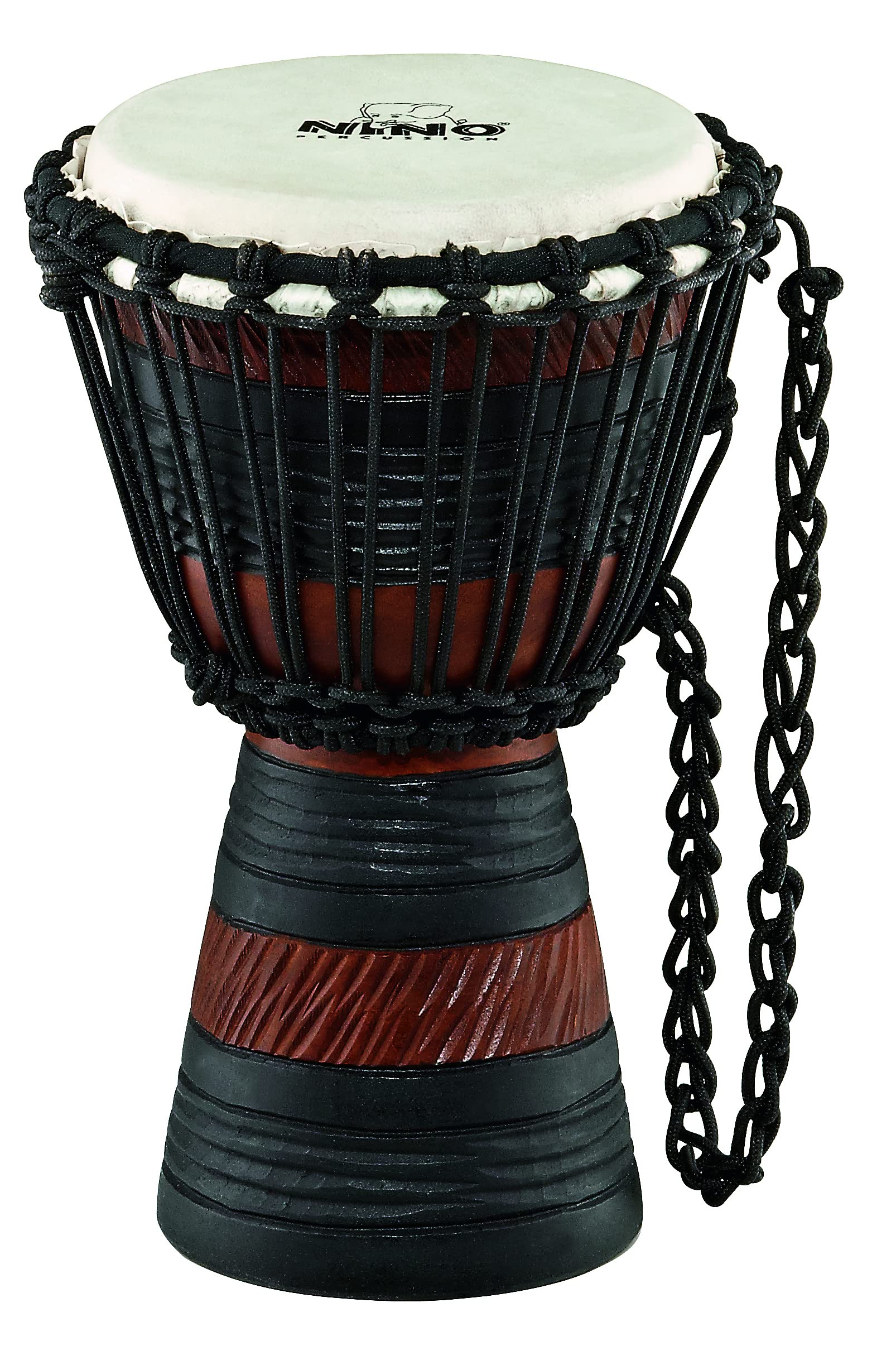 Meinl NINO African Style Rope Tuned Djembe 7” X Small Earth Series