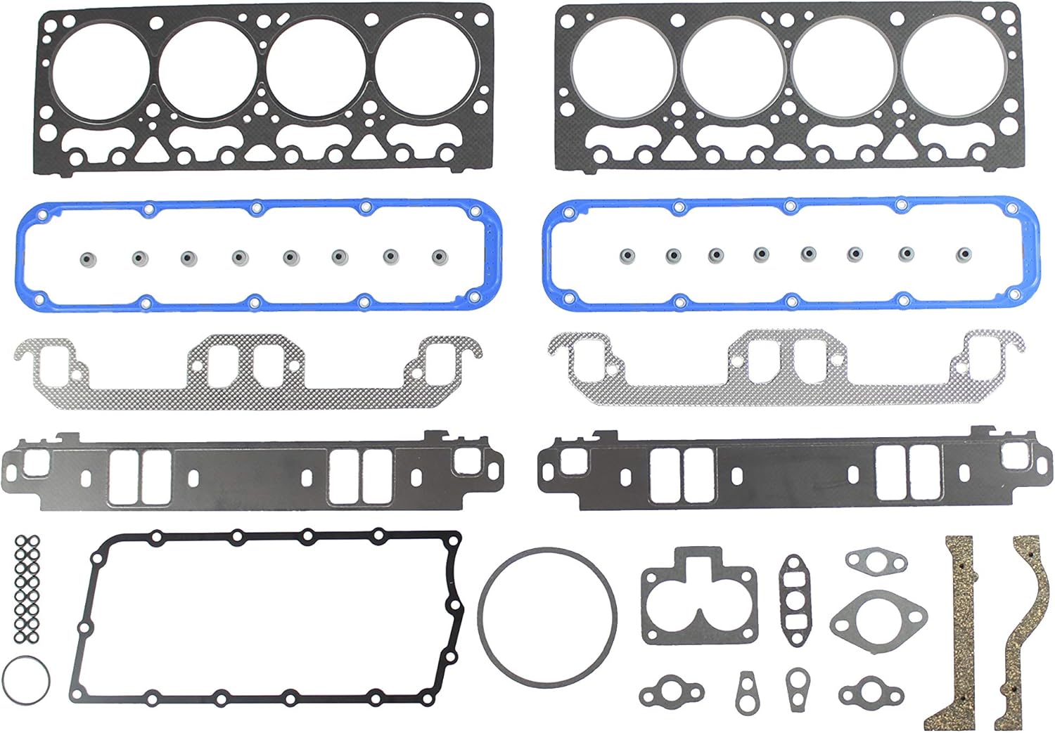 DNJ HGS1142 Head Gasket Set for 1992-1997 Dodge, Jeep B150, B1500, B250 5.2L V8 16V OHV 5211cc