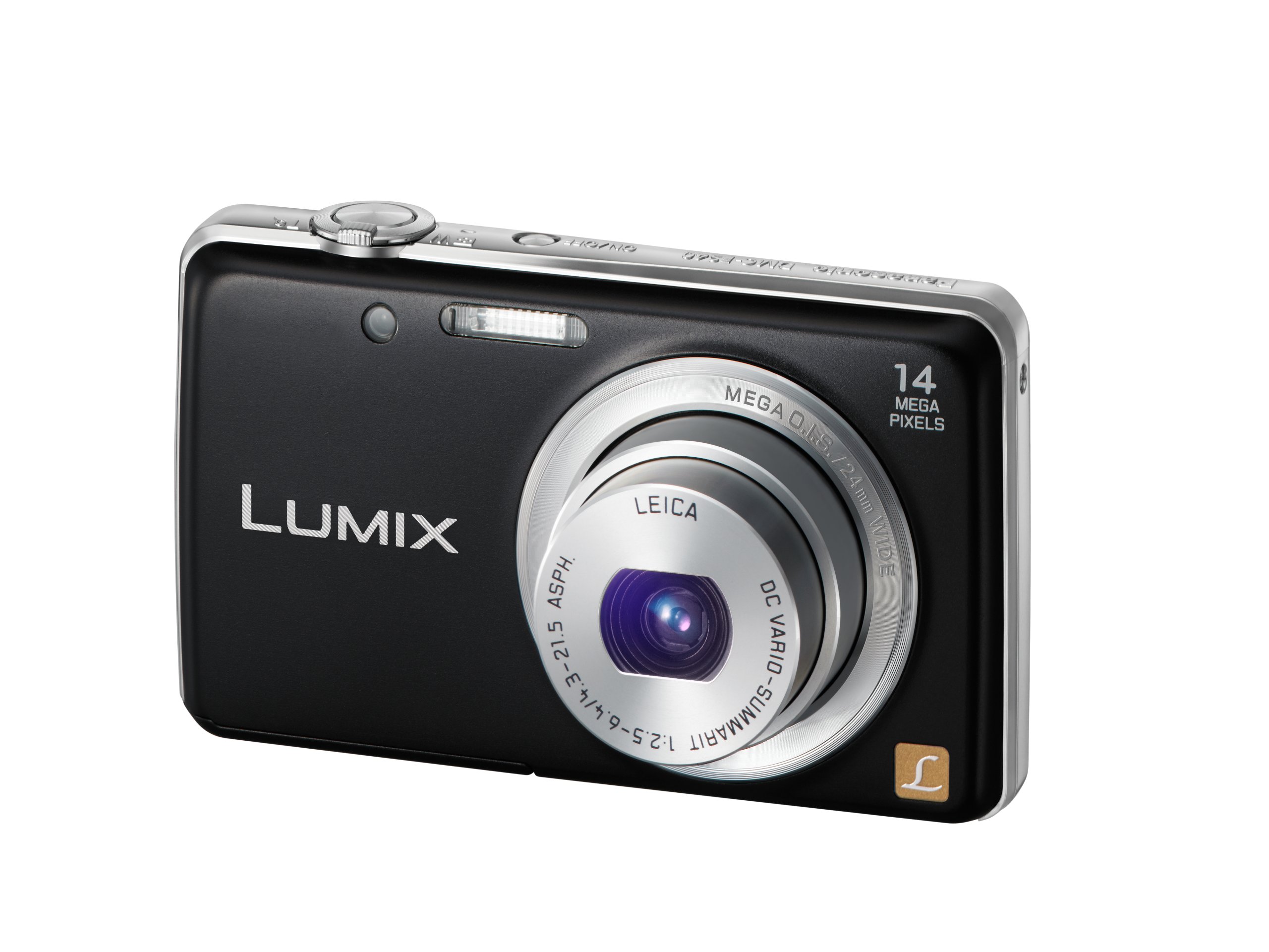 Panasonic LUMIX 14 MEGA PIXELS デジタルカメラ Panasonic DMC-FS40 Black 14 Megapixal Camera with F2.5 LEICA Lens