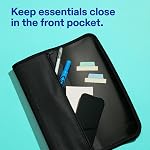 Avery Fermeture éclair 3 Binder de sonnerie, 1" Anneaux ronds, 175-Sheet Capacité, Noir, Durable Binder Organizer avec Pocket pour le stockage supplémentaire, idéal pour organiser des projets, des missions, et plus (26006)