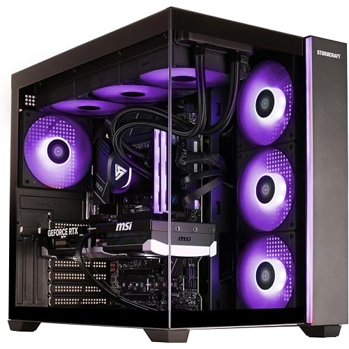 STORMCRAFT Falcon U7 270K Plus PC Gaming,RTX 5060 Ti 16GB,32GB DDR5,1TB SSD | Intel Core Ultra 7 Series,6000MHz RGB DRAM,360mm AIO,B860 Chipset,850W Gold,10 RGB Fans,Wi-Fi 7,Win 11 Home Desktop Computer