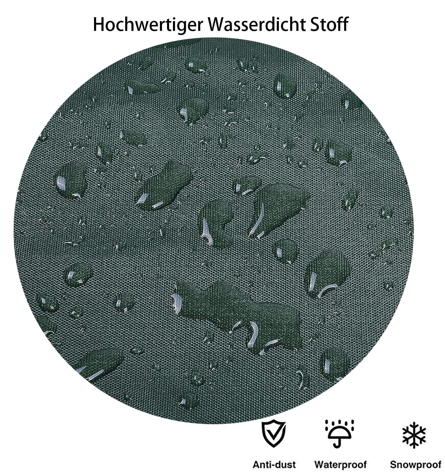 JDMA 6M Markisenschutzhülle für Markisen Wasserdicht Markisen Schutzhülle mit Aufbewahrungstasche, Hülle Abdeckung für Mobile Markise/Halbkasetten Markise/Standmarkiese/freistehende Markise usw