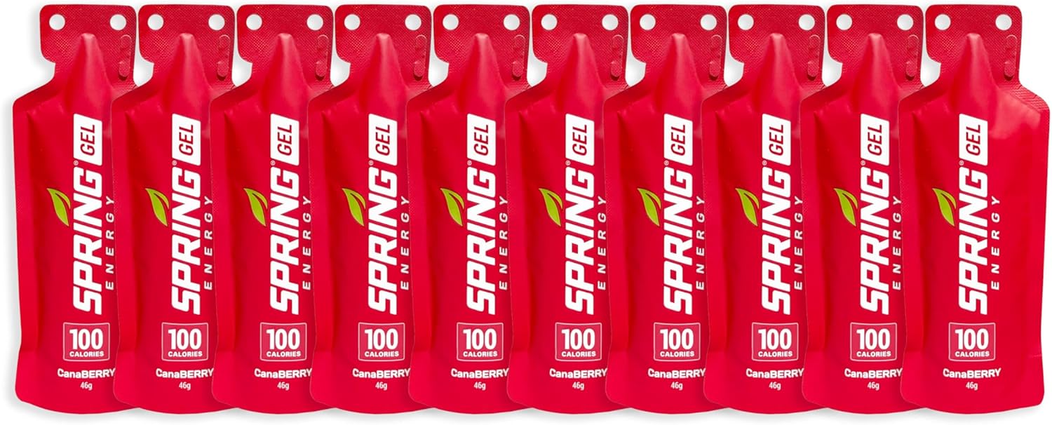 Strawberry Smoothie (Canaberry) - Wholesome Energy Gel - Vegan 100 Kcal-No Rice Syrup, No Maltodextrin (10)
