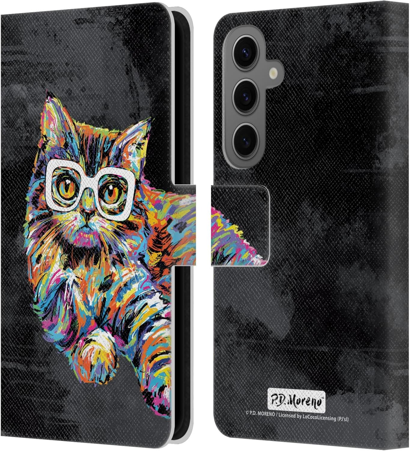 Head Case Designs Officially Licensed P.D. Moreno Marvin The Westie Dog Animals II Leather Wallet Case Compatible with Samsung Galaxy S25