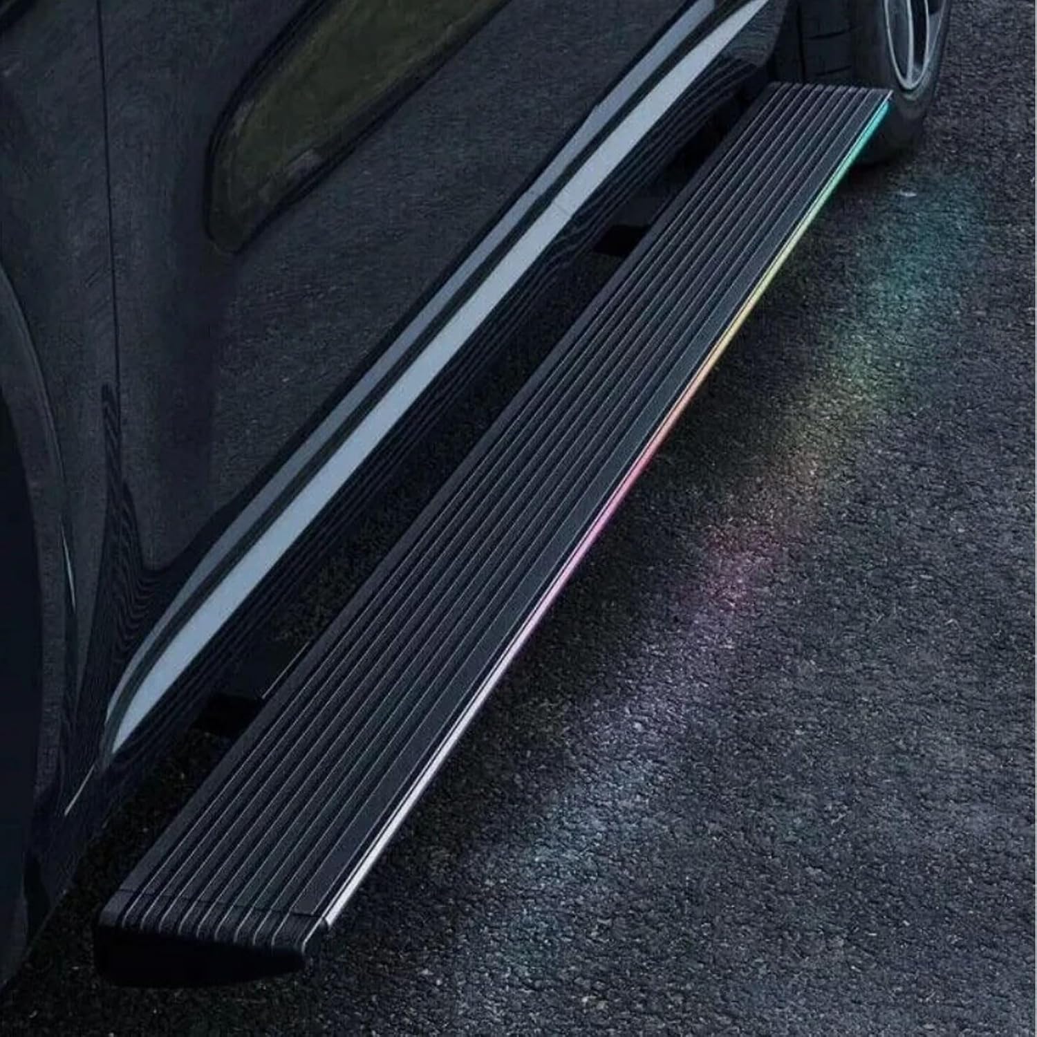 Electric Running Boards Compatible for Toyota Tundra 2022 2023 2024 2025 2026 with Light Automatic Side Steps Retractable Nerf Bar