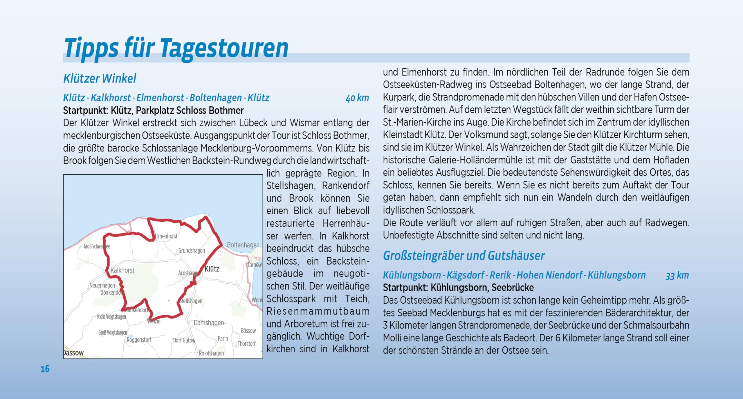 Ostseeküsten-Radweg / Ostseeküsten-Radweg 2: Mecklenburg-Vorpommern • Von Lübeck nach Ahlbeck/Usedom. Mit Rügen-Rundweg 698 km, GPS-Tracks Download, LiveUpdate, Übernachtungsverzeichnis
