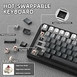 ATTACK SHARK X85 PRO Wireless Gaming Keyboard,TFT Display&Knob,Moonnight - 6