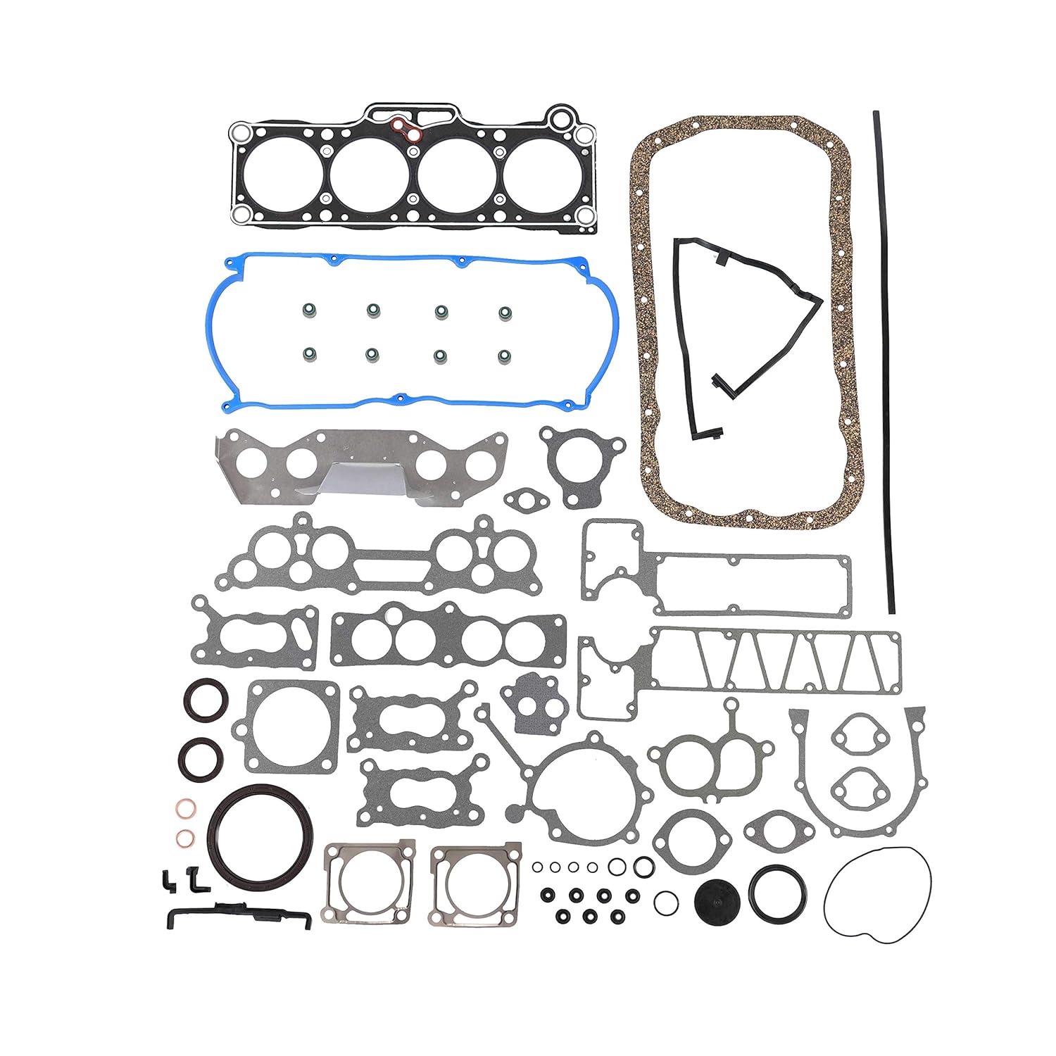 DNJ FGS4008 Full Gasket Set for 1987-1993 Mazda B2200 2.2L L4 8V SOHC 2184cc