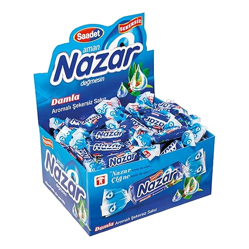 NAZAR Mastic - Goma de mascar aromática sin azúcar para ejercitar la mandíbula | Refresca tu aliento | Apoya la salud bucal | Envuelto