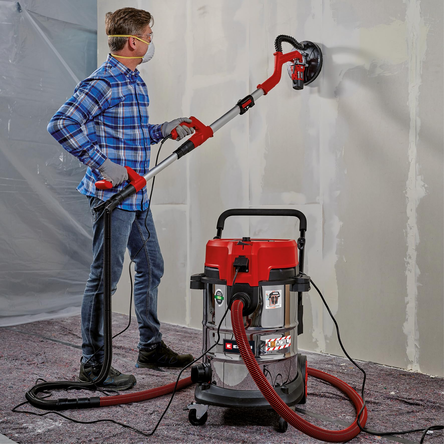 Einhell Pompa automatica per acqua domestica GC-AW 6333 | 630 W | pressione 3,6 bar | portata 3300 l/h | prevalenza 36 m | funzione auto. | altezza di aspirazione 8 m | display a LED