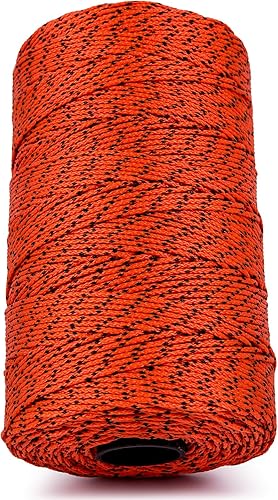 Miniatura 27 de HONGDA Líneas de cuerda de mampostería profesional, 500 pies #18 de nailon trenzado de nailon mason, cuerda duradera y versátil para proyectos