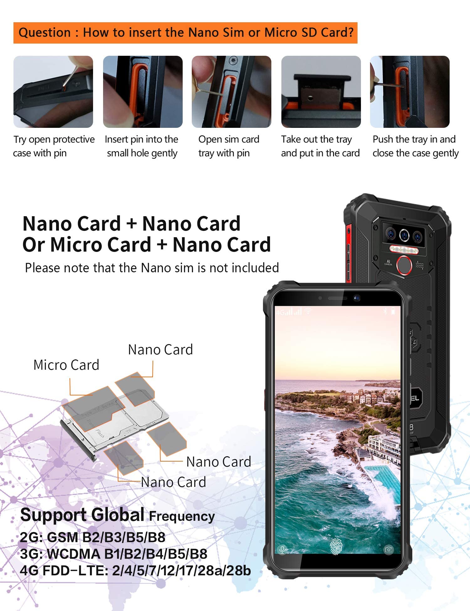 Amazon.com: OUKITEL WP5 Pro (2021) Rugged Smartphone, 8000mAh
