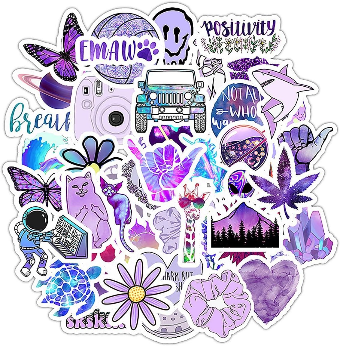 GUGUK Mor Vibes Sticker Seti