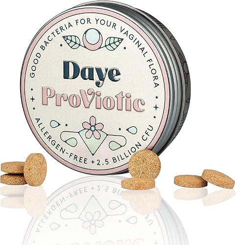 DAYE ProViotics, 30 probióticos orales orgánicos veganos para mujeres, apoyan un microbioma saludable, 2.5 mil millones de células vivas,