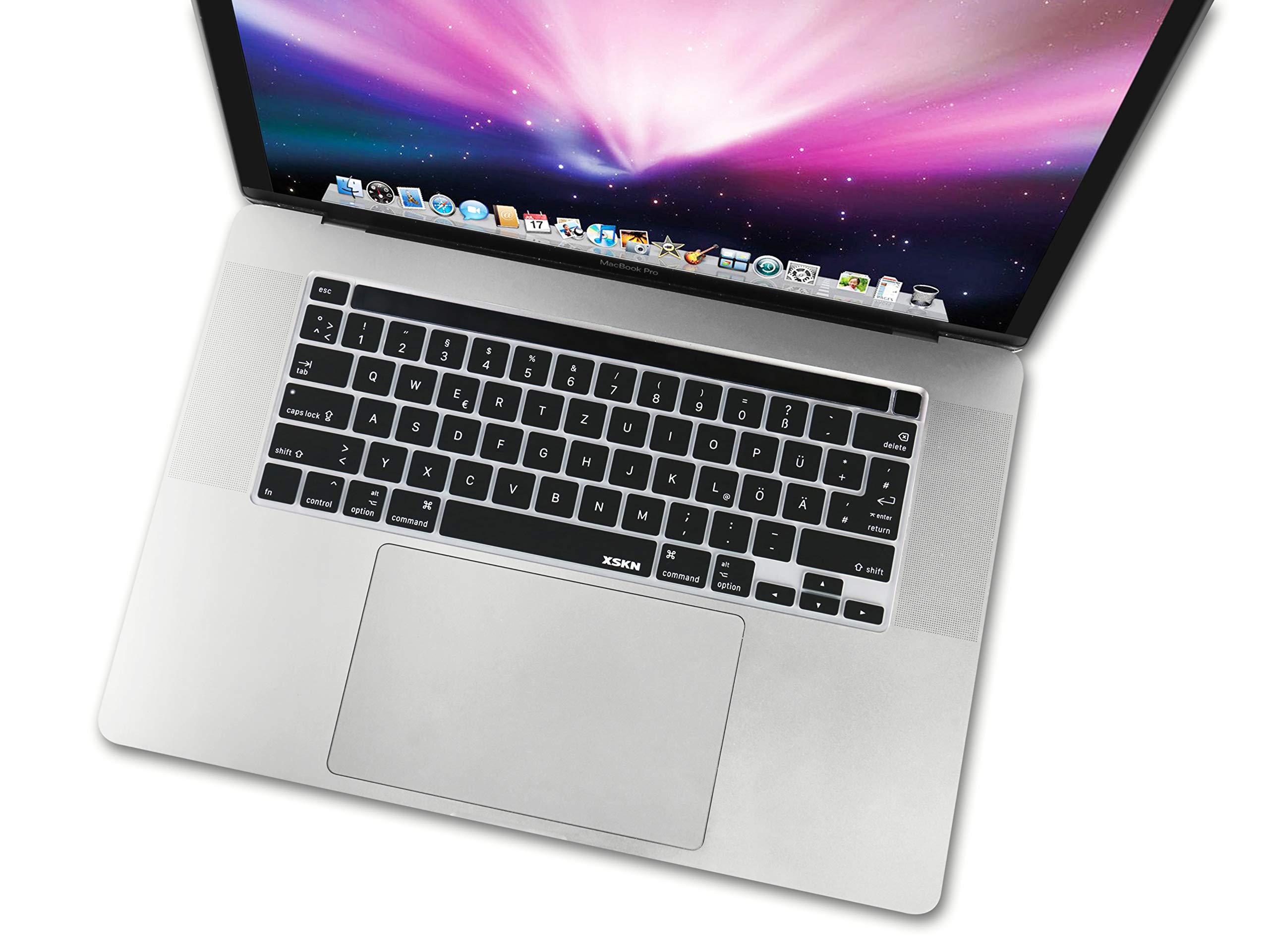 Amazon.com: XSKN German Black Silicone Keyboard Cover Skin for