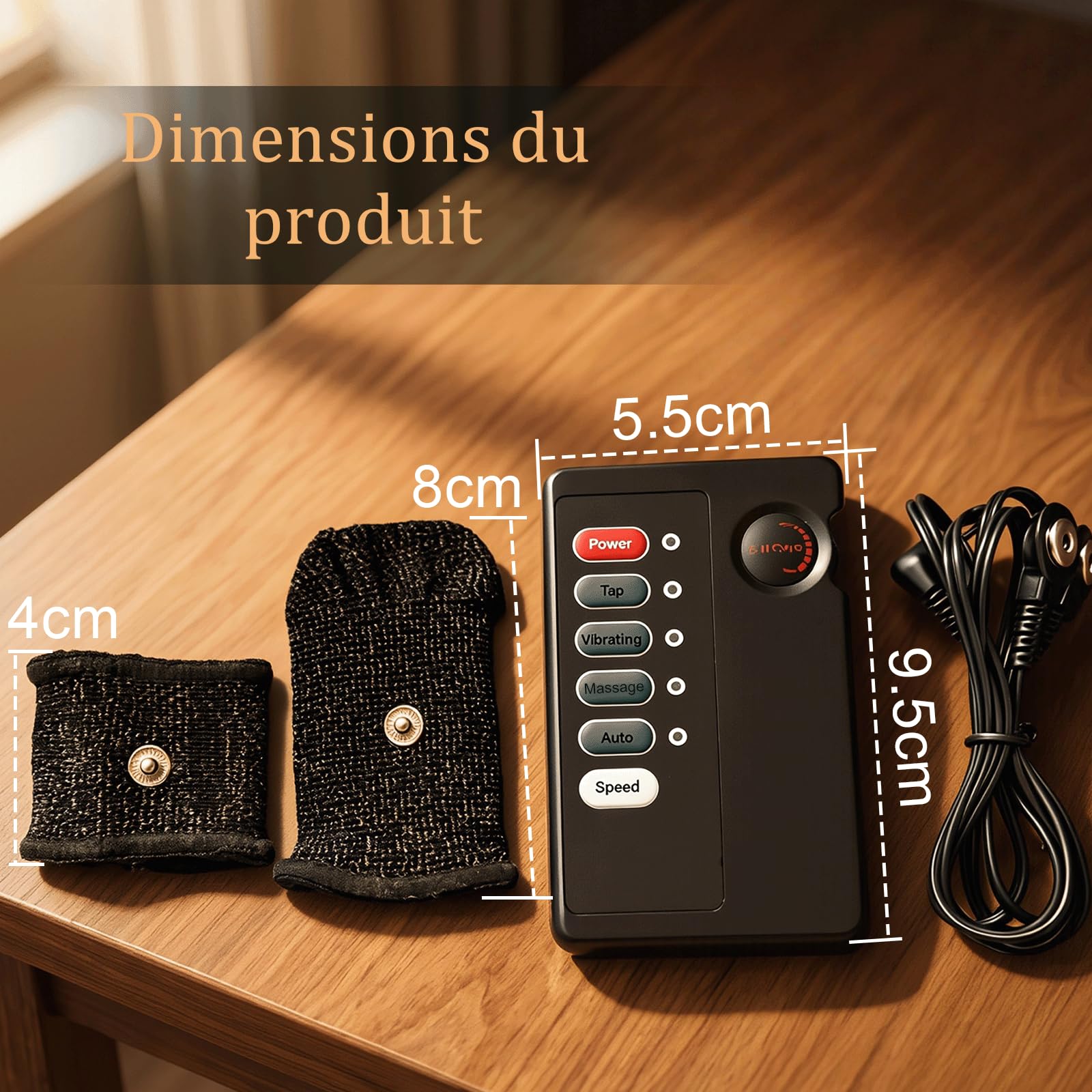 Electro Anneaux Extension de Pénis Masculin Agrandissement pour Pénis et Testicules Électro-Stimulation avec Anneaux Réglables Électrostimulation Stimulation SM Masturbateur Sexuelle Massage Prostate