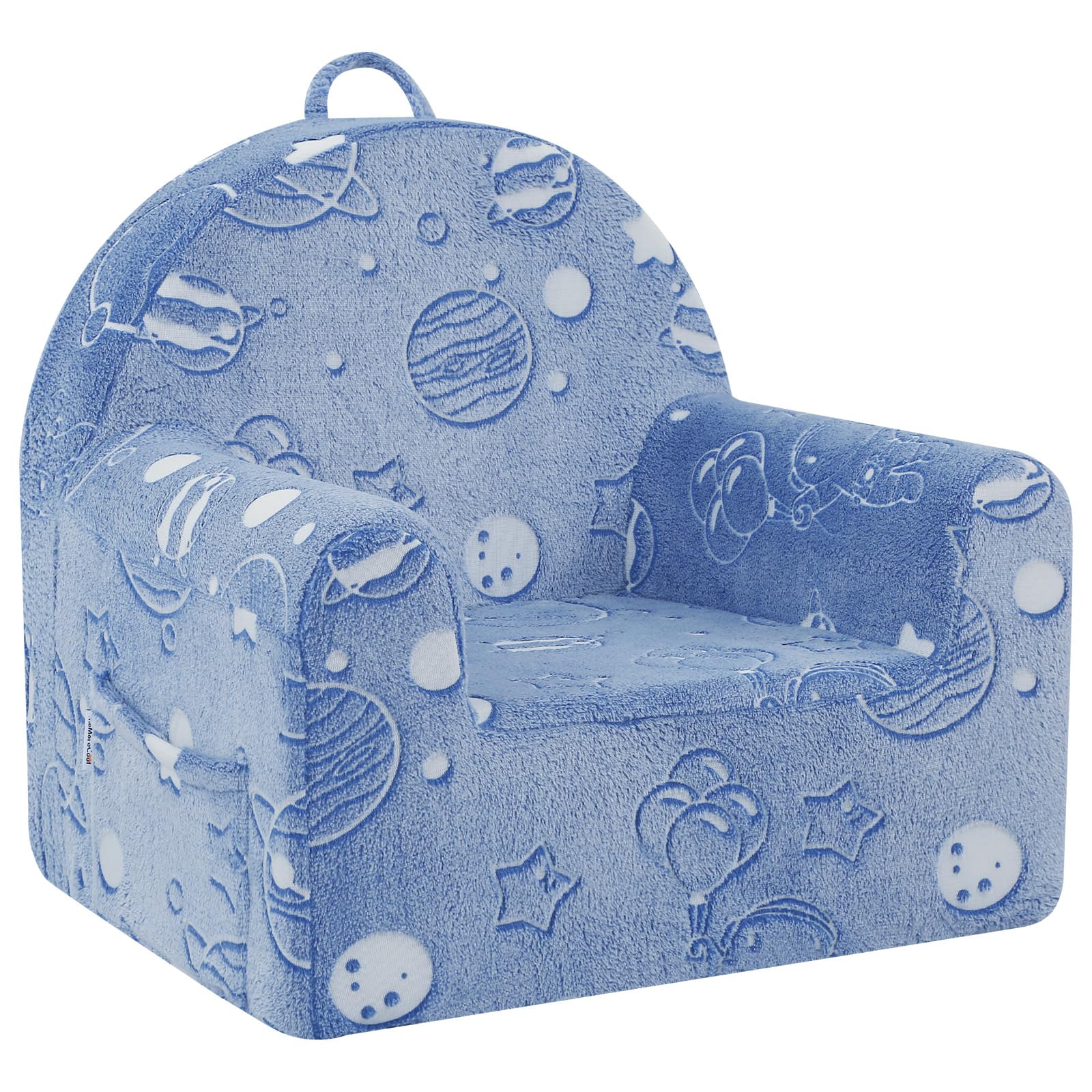 MeMoreCool Kids Sofa Couch, Soft Plush Toddler Chair Comfy Baby Armchair
