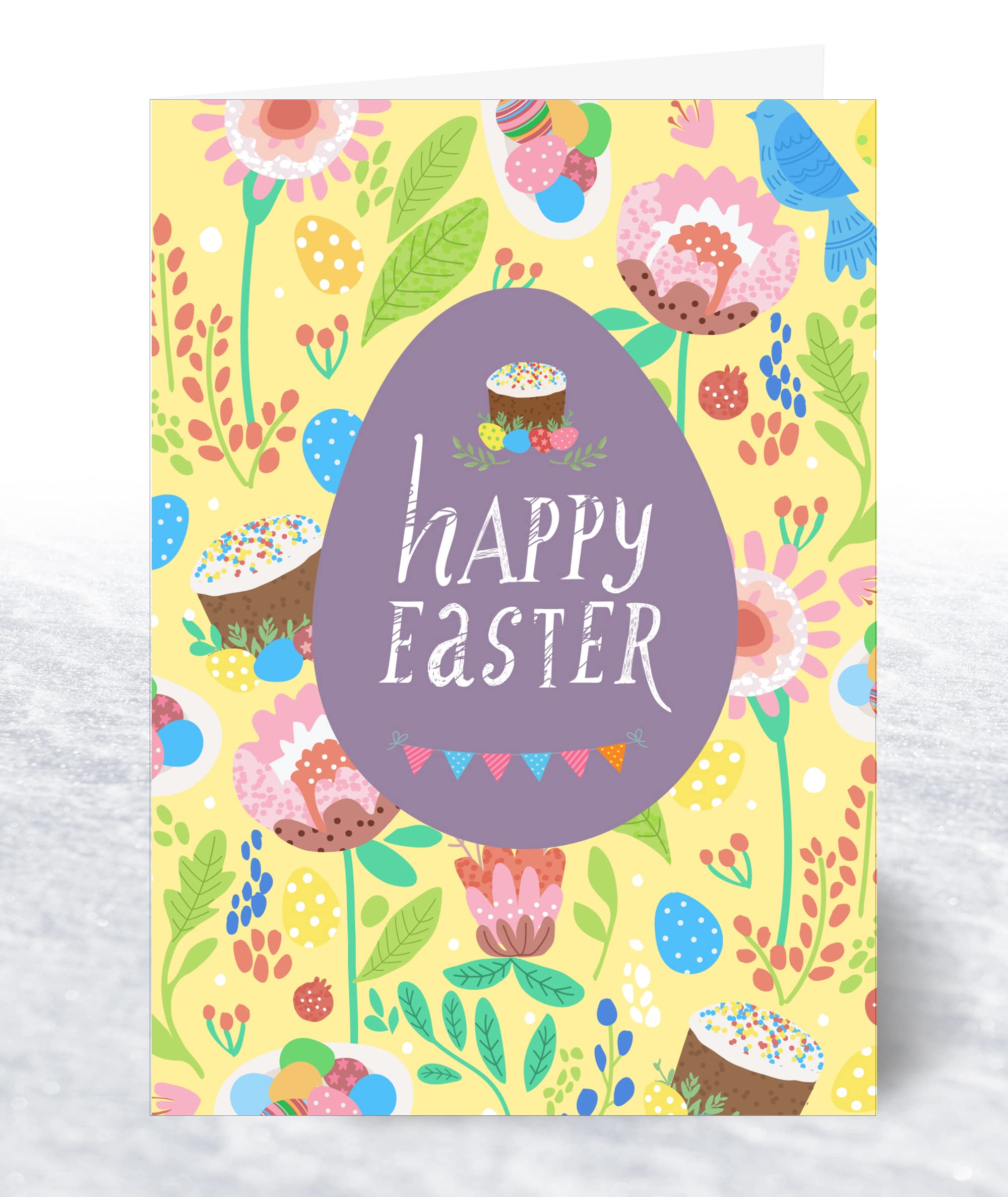 Olivia Samuel 12 x Easter Greeting Cards with Envelopes from Colourful Easter Designs and Blank Inside for your own special greeting - Image 3