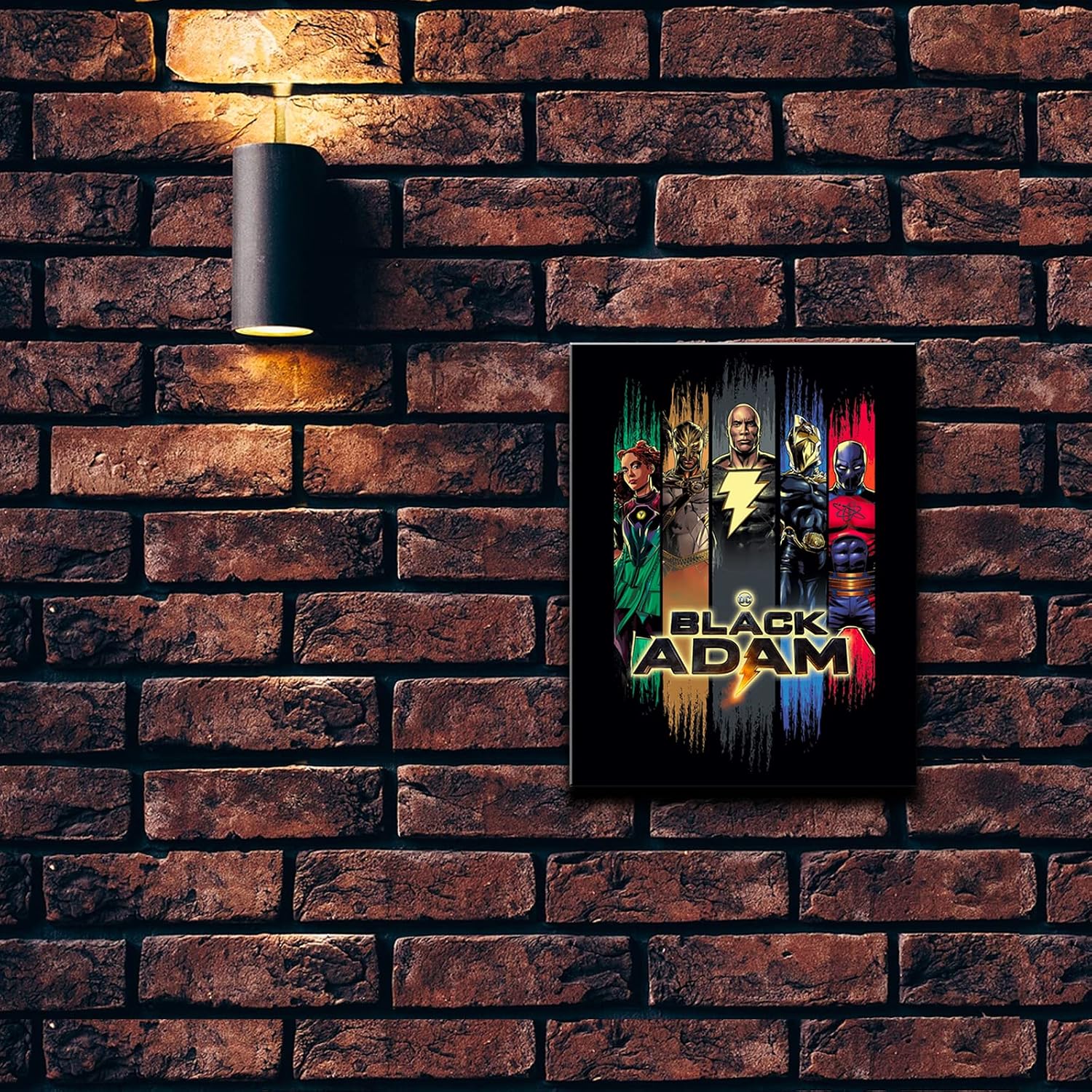 Desperate Enterprises DC Black Adam Color Tin Sign - Nostalgic Vintage Metal Wall Decor - Made in USA image 5