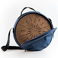 Vista 13 de Tambor oceánico de madera de cascada de 20 pulgadas meditativo para baño de sonido relajante