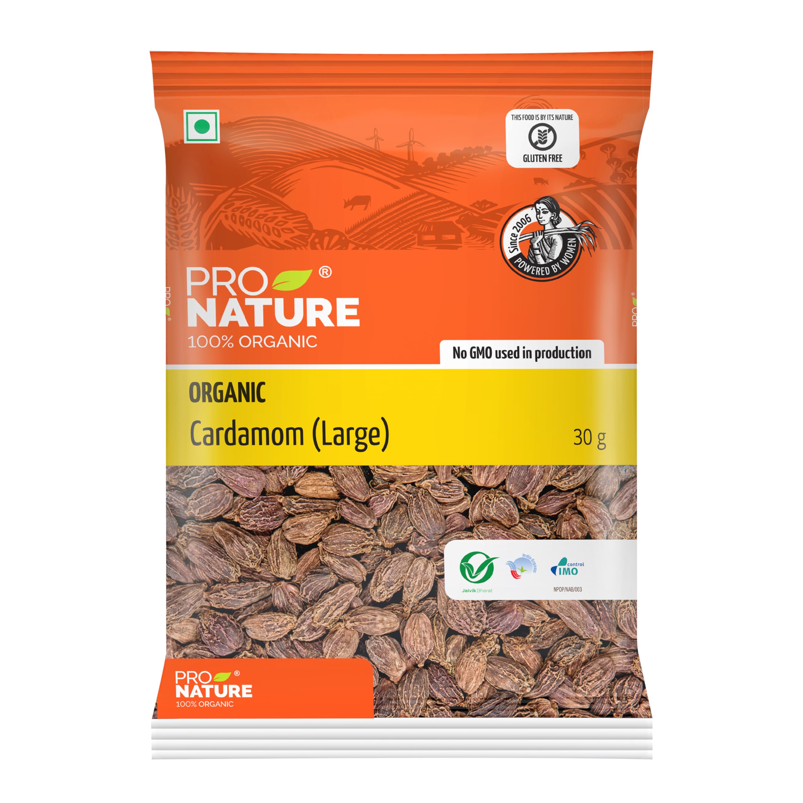 Pro Nature Organic Large Cardamom (Black), 30 Gram - Powder (B08GYSH3DJ) Amazon Price History, Amazon Price Tracker