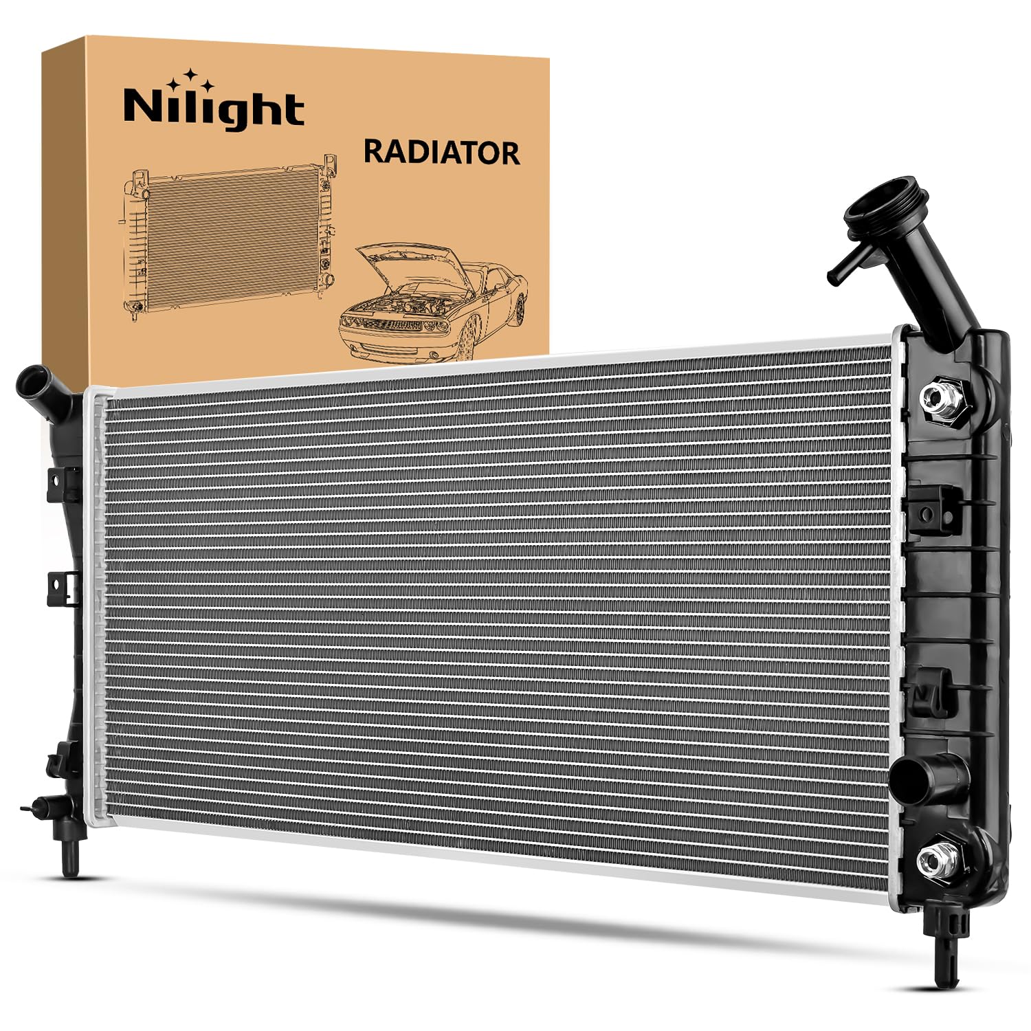 Nilight Radiator for Chevy Impala 2004-2005, Pontiac Grand Prix 2004-2008
